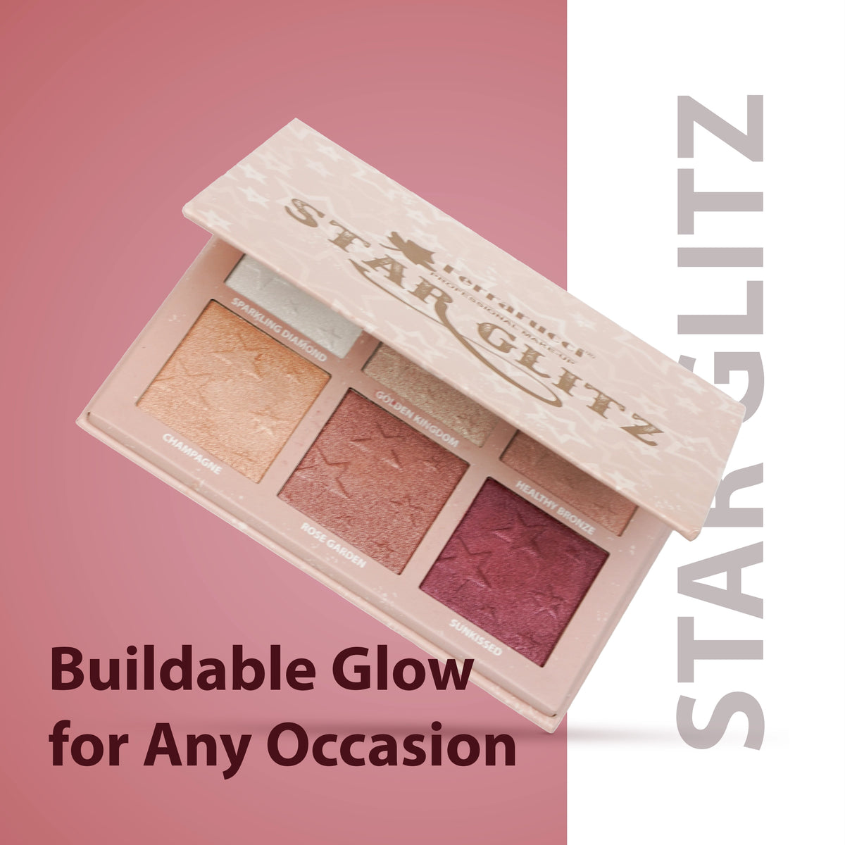 FERRARUCCI STAR GLITZ Highlighter palette.