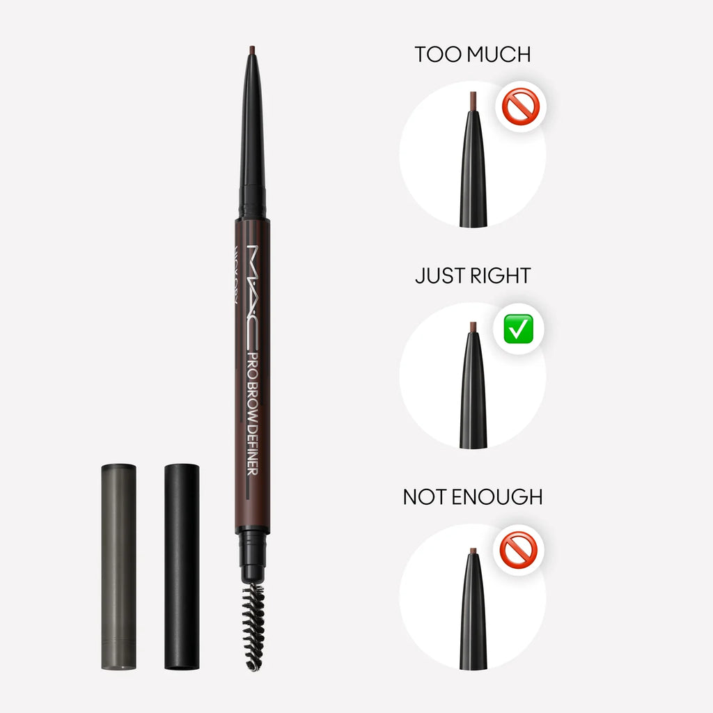 MAC PRO BROW DEFINER 1MM TIP BROW PENCIL.
