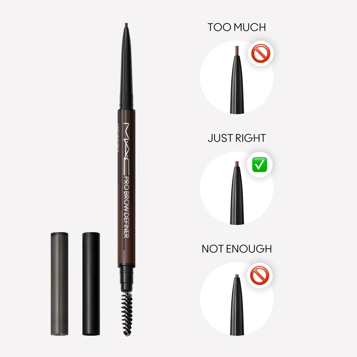 MAC PRO BROW DEFINER 1MM TIP BROW PENCIL.