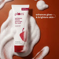 PLUM SAFFRON PAPAYA GLOW BRIGHT FACE WASH | ENHANCES GLOW, BRIGHTENS SKIN 100ml 3.38 fi. oz.