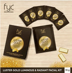 FYC PROFESSIONAL LUSTRE GOLD LUMINOUS & RADIANT FACIAL KIT 55g
