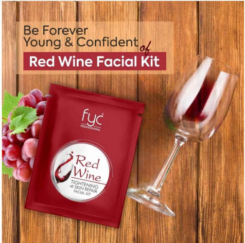FYC PROFESSIONAL RED WINE TIGHTENING & SKIN FIRMING FACIAL KIT 55g