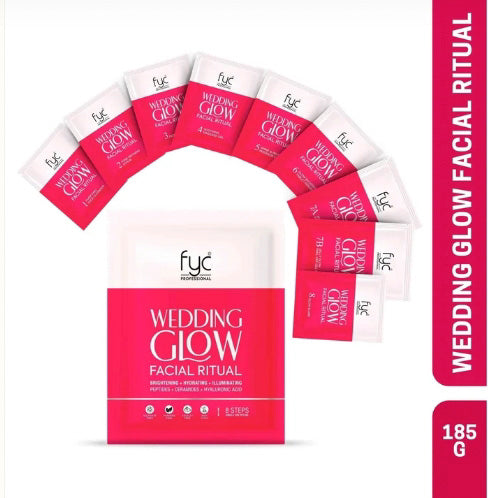 FYC PROFESSIONAL WEDDING GLOW FACIAL RITUAL | BRIGHTENING + HYDRATING + ILLUMINATING + PEPTIDES + CERAMIDES + HYALURONIC ACID 185g