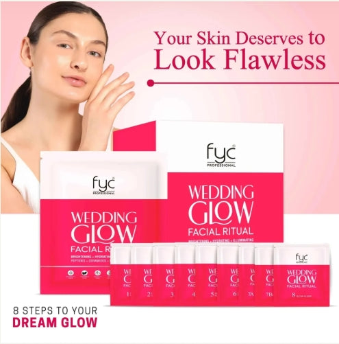 FYC PROFESSIONAL WEDDING GLOW FACIAL RITUAL | BRIGHTENING + HYDRATING + ILLUMINATING + PEPTIDES + CERAMIDES + HYALURONIC ACID 185g