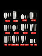 Get professional-looking nails instantly with our bulk pack of 500 nail tips. Ideal for salons, nail artists, and beauty enthusiasts, this comprehensive collection offers endless design possibilities.