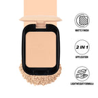 Daily Life Forever52 Dual Wet And Dry Compact + Makeup Setting Powder | Matte Finish | Lightweight | Long Lasting | Enriched With Vitamin E | Vegan -Ivory-WD002