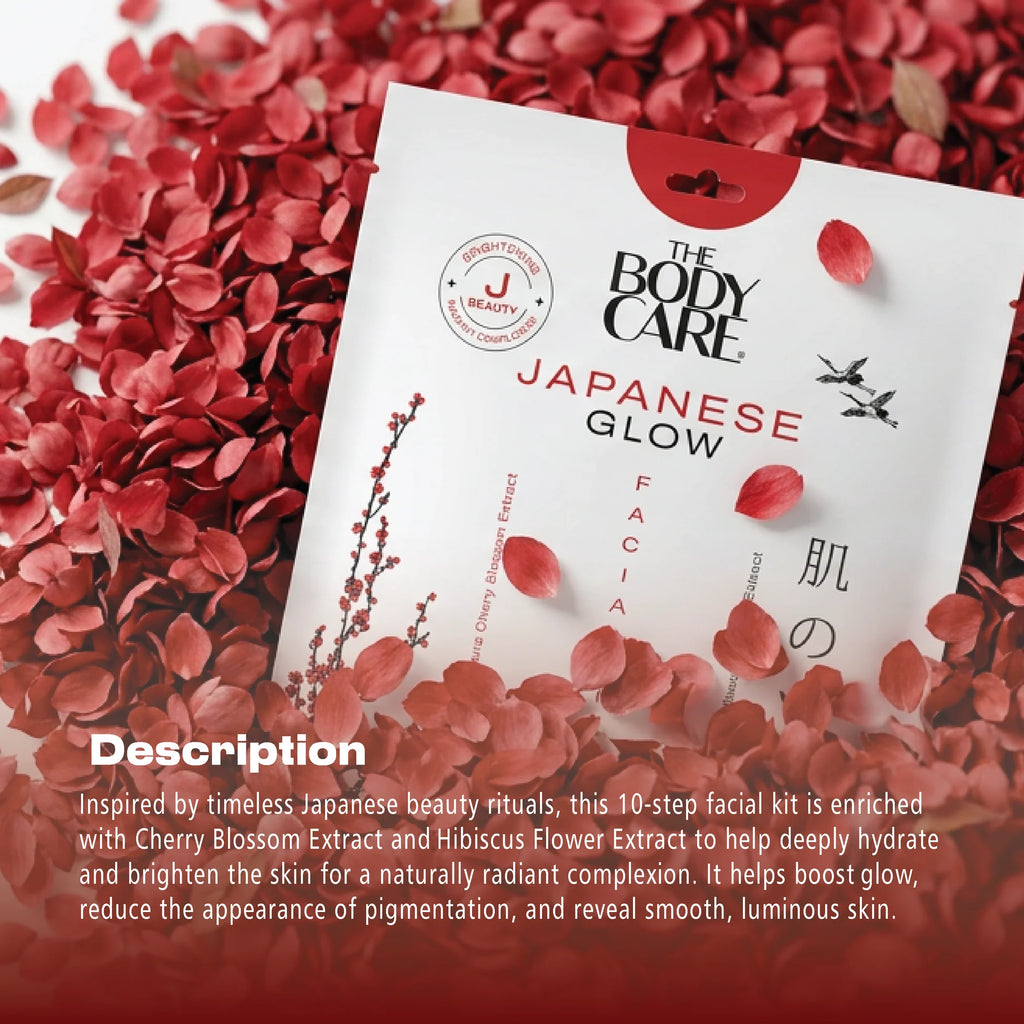 The Body Care Japanese Glow FACIAL KIT