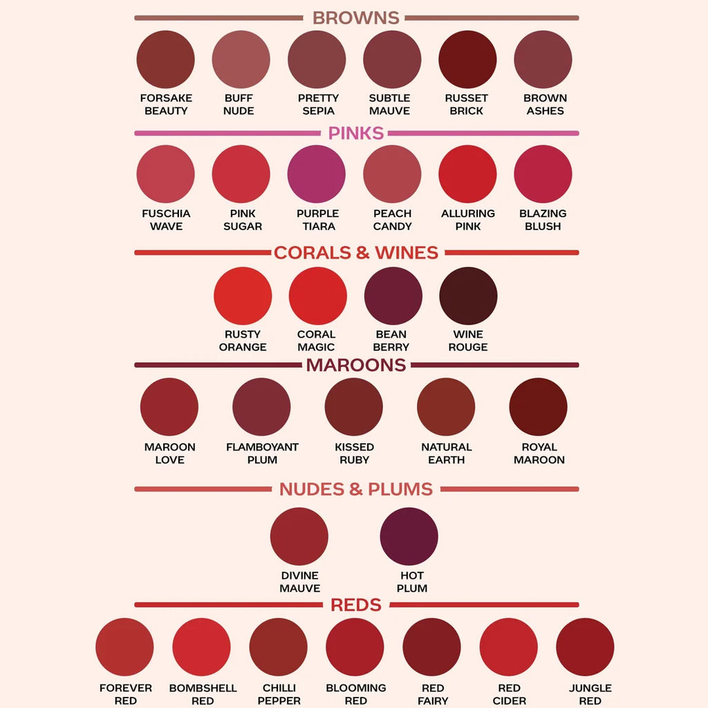 FACES CANADA Weightless Matte Lipstick - 4.5g | Highly Pigmented Lip Color | Smooth One Stroke Glide | Moisturizes & Hydrates Lips | Vitamin E, Jojoba & Almond Oil Enriched