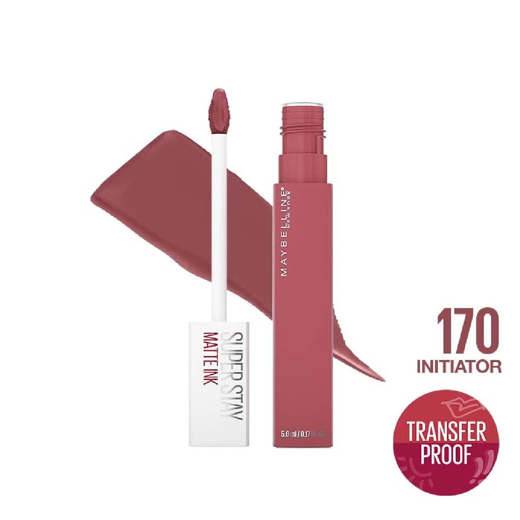 Maybelline New York Superstay Matte Ink Liquid Lipstick - 16H Longwear Matte | Entrepreneur, 5ml