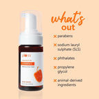 PLUM MANDARIN & VITAMIN C FOAMING FACE WASH GLOW BOOST 110 ml 3.72 fi. oz..