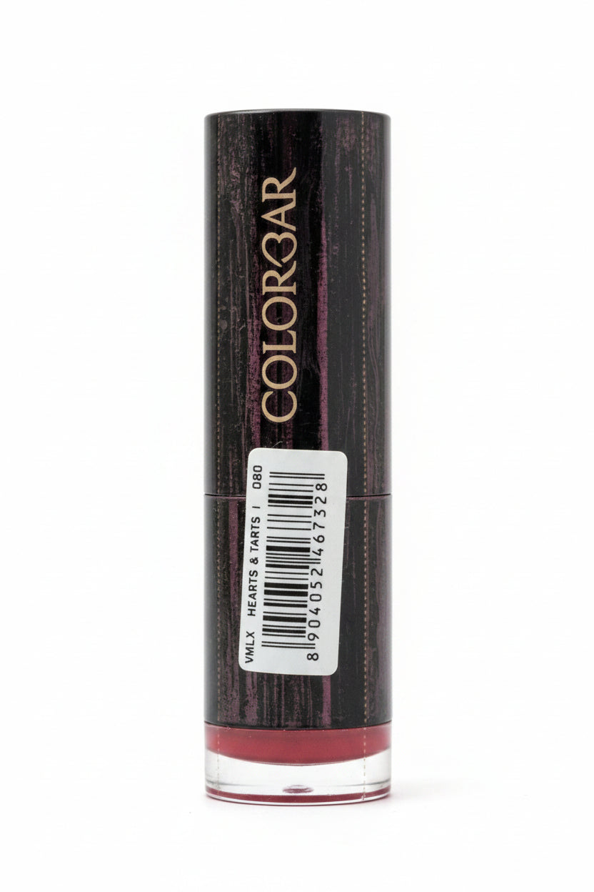 Colorbar Velvet Matte Lipstick, Hot Hot Hot, 4.2g | Creamy matte finish | High Pigmented Formula | Lasts upto 5 Hours | Smudgeproof