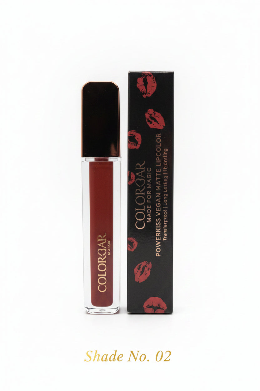Colorbar PowerKiss Vegan Matte Lipcolor Bomb Shell -021
