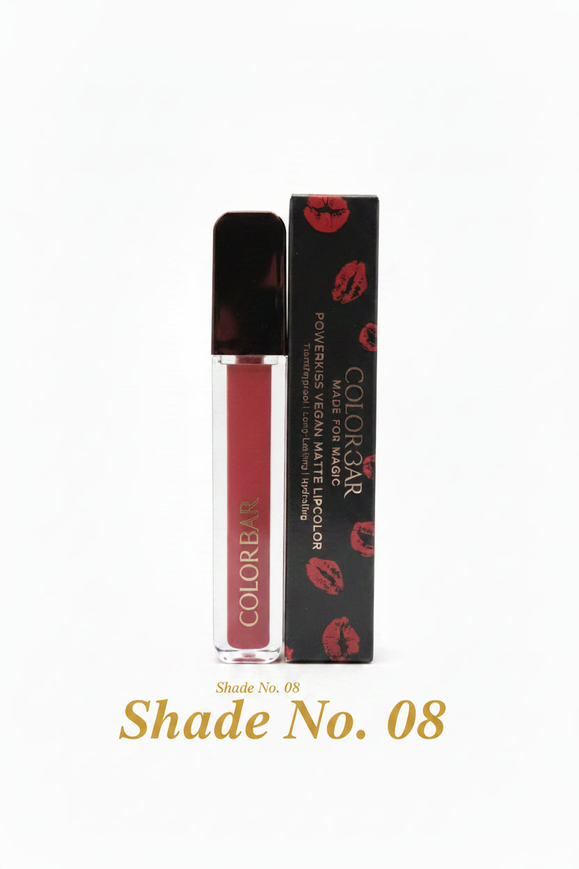 Colorbar PowerKiss Vegan Matte Lipcolor Bomb Shell -021