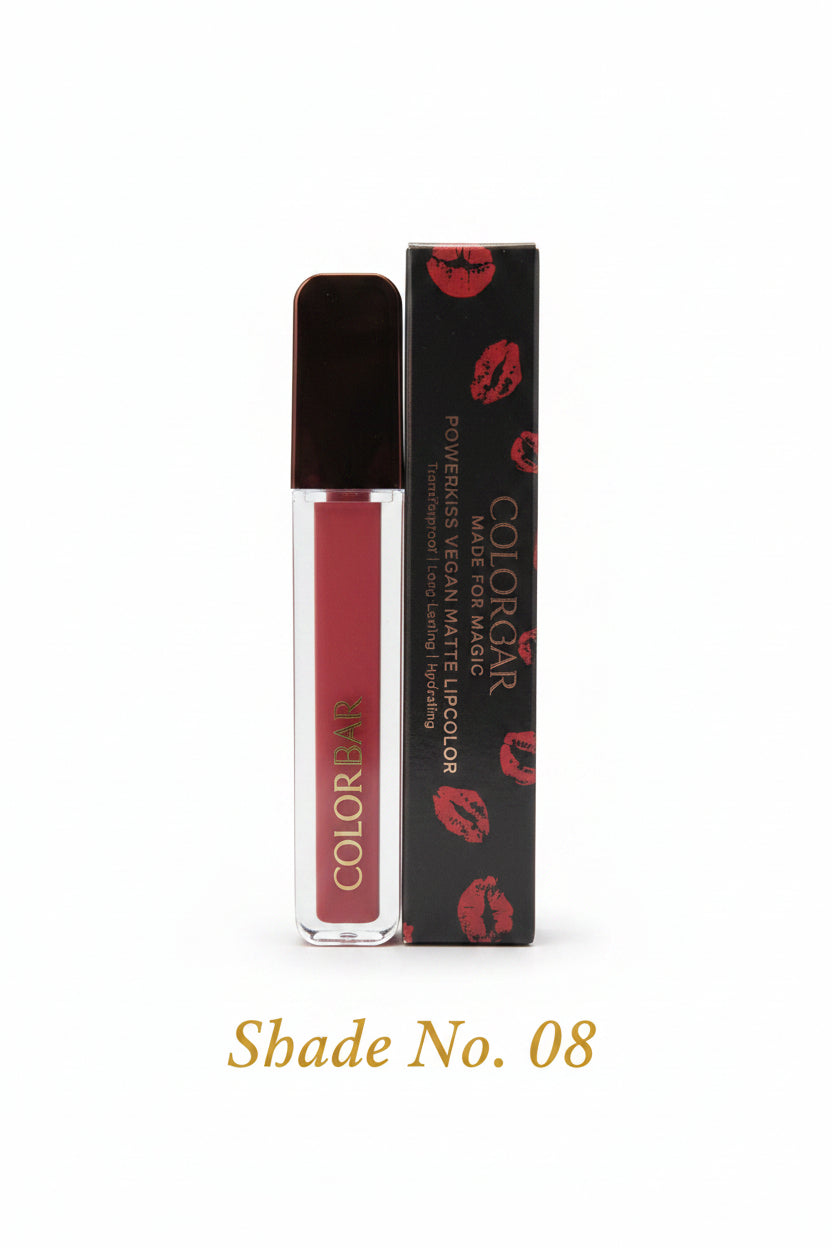 Colorbar PowerKiss Vegan Matte Lipcolor Bomb Shell -021