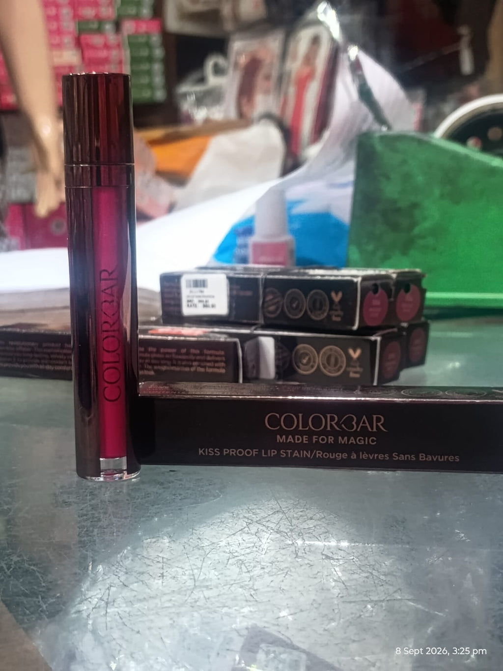 Colorbar Kiss Proof Lip Stain, Velvet Finish - Maroon, 6.5ml