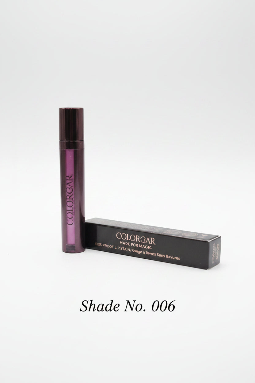 Colorbar Kiss Proof Lip Stain, Velvet Finish - Maroon, 6.5ml