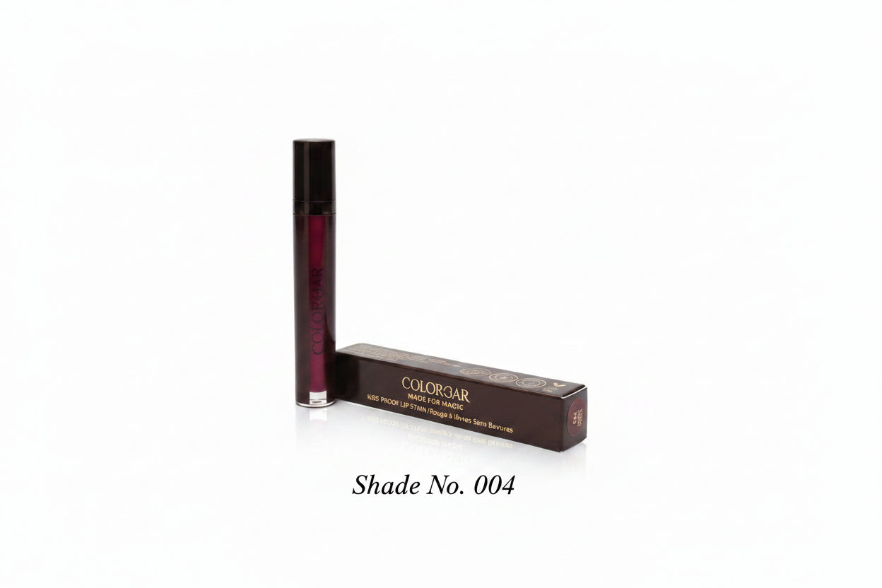 Colorbar Kiss Proof Lip Stain, Velvet Finish - Maroon, 6.5ml