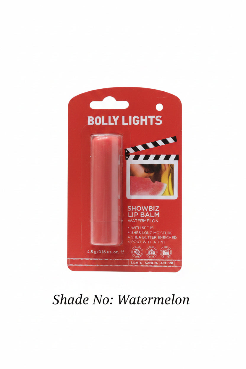 COLORBAR BOLLY LIGHTS SHOWBIZ LIP BALM , EITH SPF 15,8HRS LONG MOISTURE,SHEA BUTTER ENRICHED, POUT WITH A TINT,4.5 g/0.16 us.oz