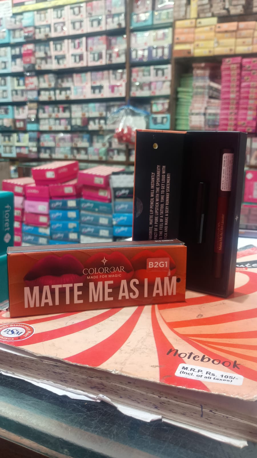 Colorbar Cosmetics Matte Me As I Am Lipcolor, SABOTAGE 002, 2.8g/Poids Net 0.099 us. oz.
