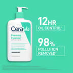 CeraVe Foaming Cleanser Face Wash For Oily Skin (473 ml)