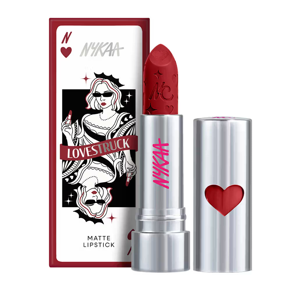 Nykaa Cosmetics Lovestruck Velvet Matte Long Wear, Comfortable Lipstick -(4g)