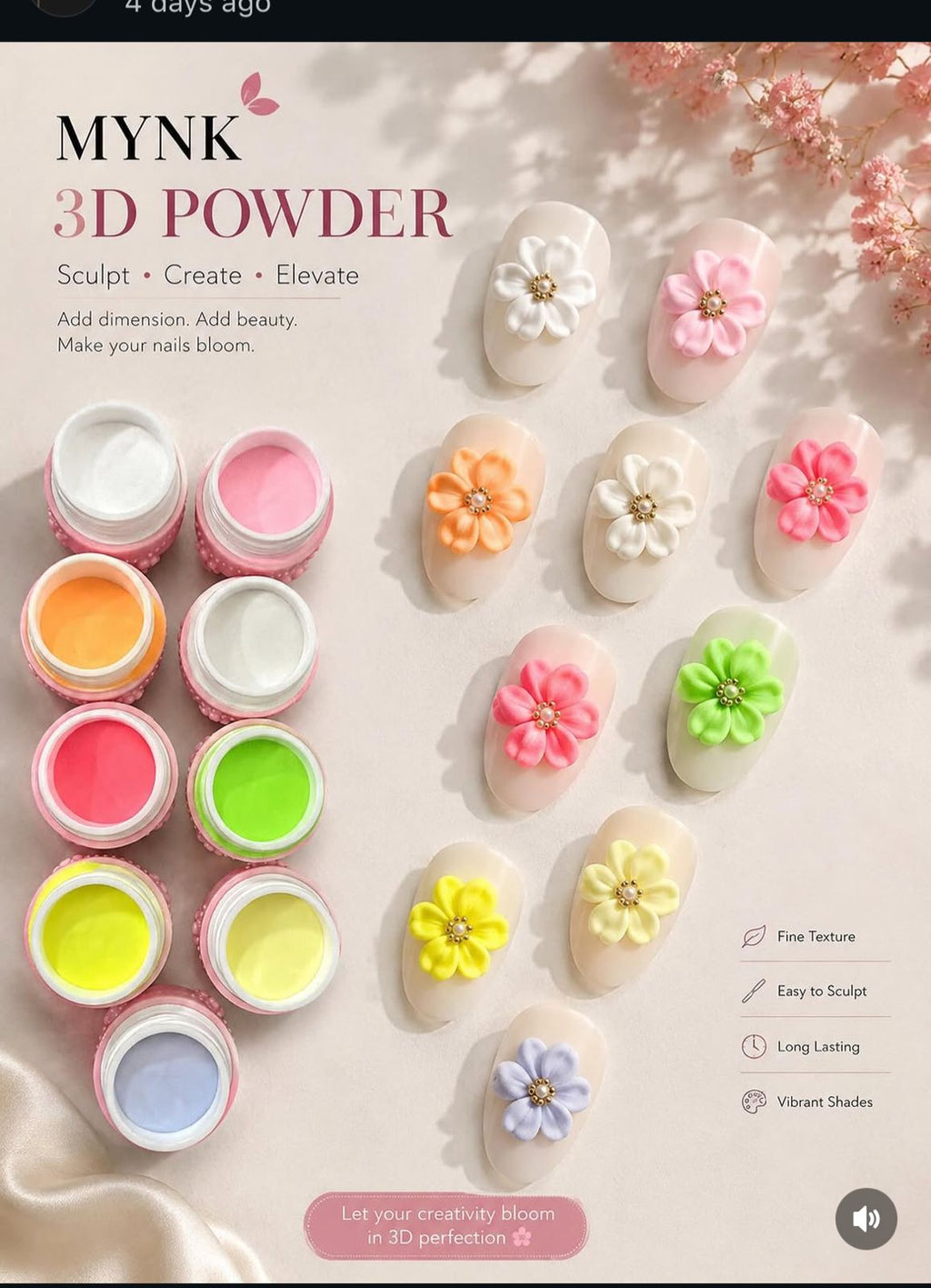 MYNK Professional 3D Acrylic Powder