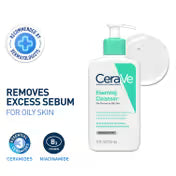 CeraVe Foaming Cleanser Face Wash For Oily Skin (236 ml)