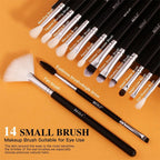 BEILI 20Pcs Individual Makeup Brush Set B20