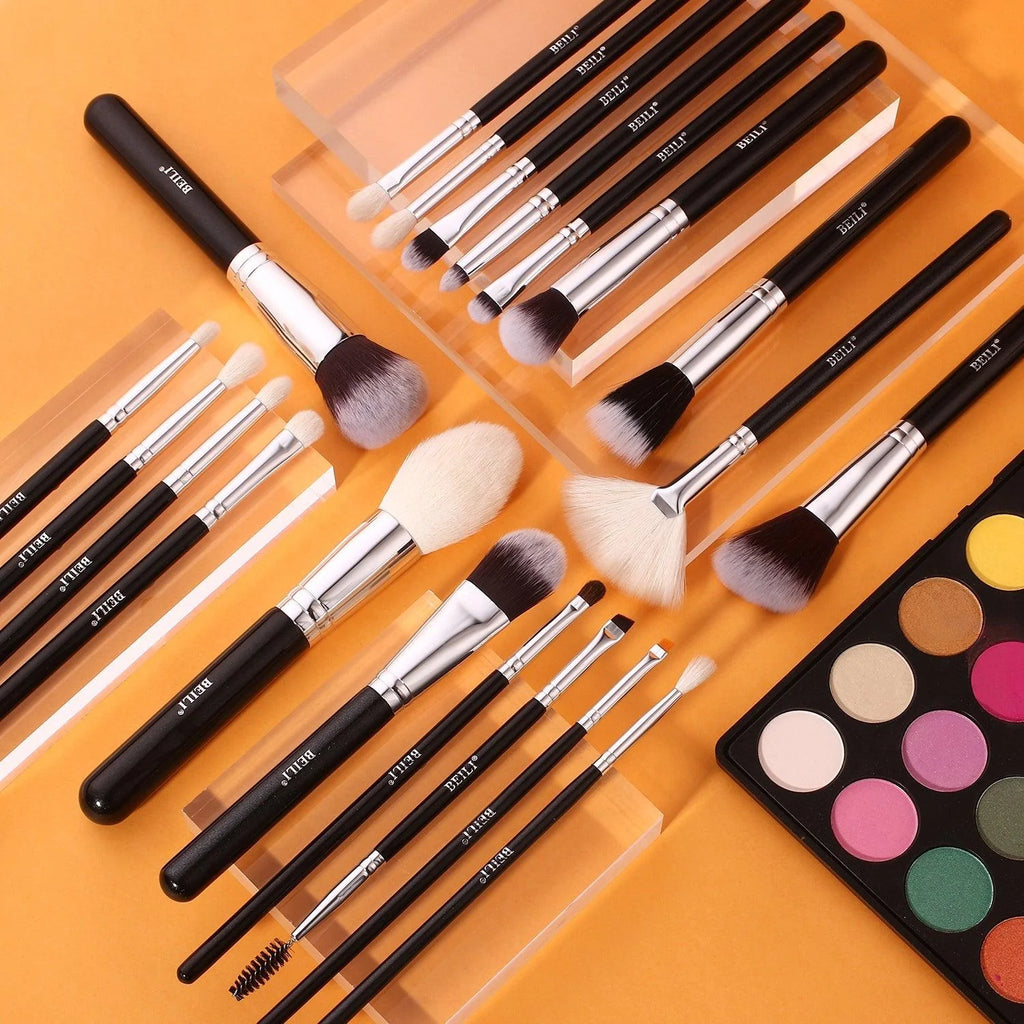 BEILI 20Pcs Individual Makeup Brush Set B20