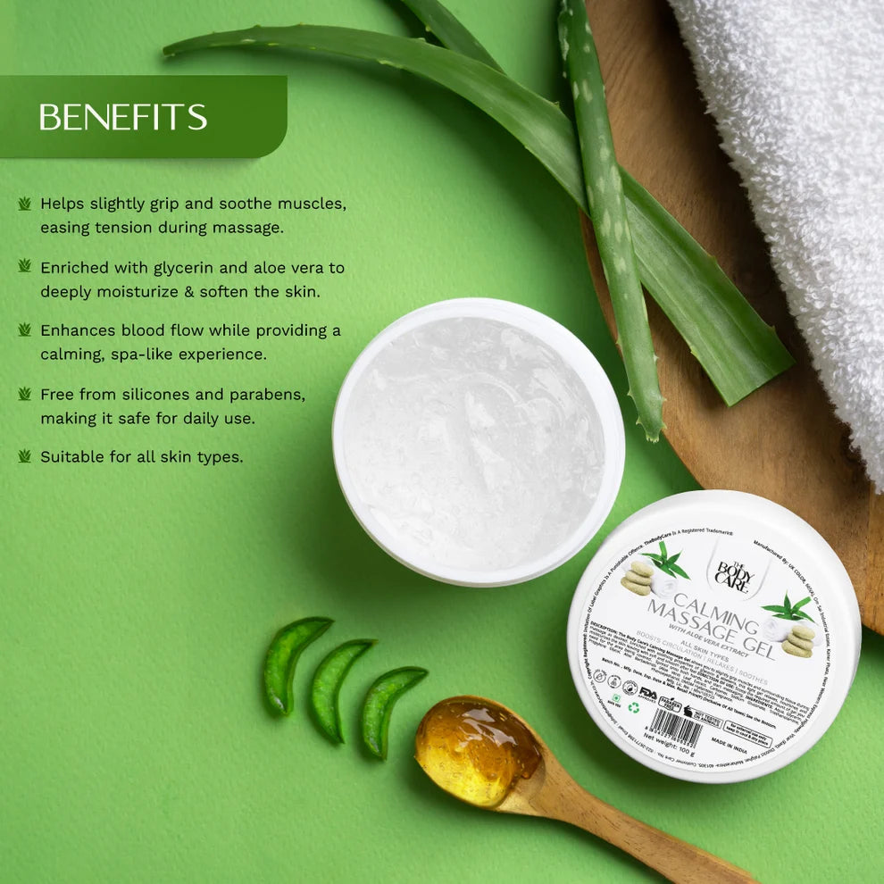 The Body Care Calming Massage Gel.500g