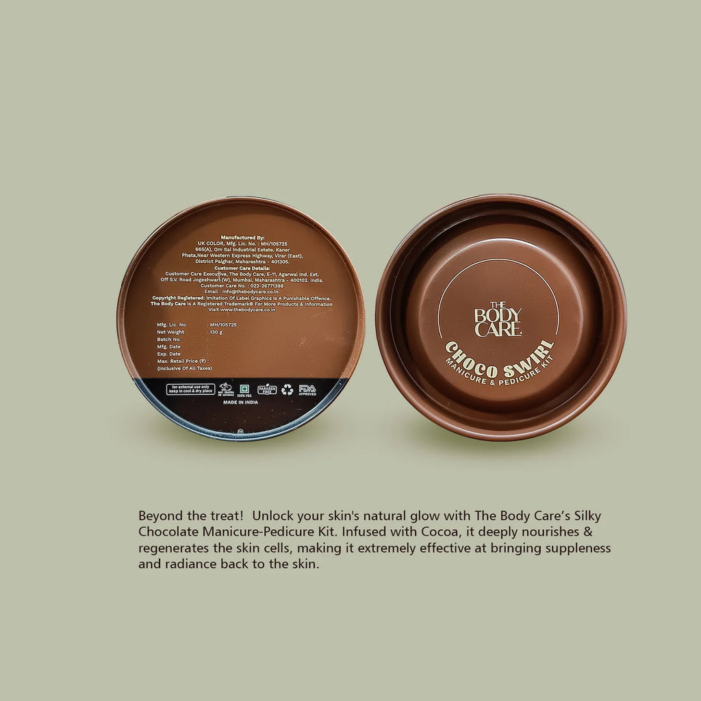 The Body Care  CHOCO-SWIRL MANICURE & PEDICURE KIT