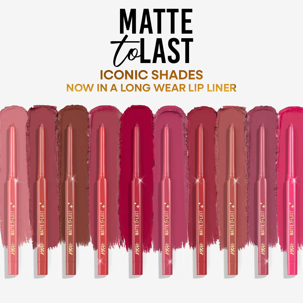 Nykaa Cosmetics Matte to Last Lip Liner -(0.3g)