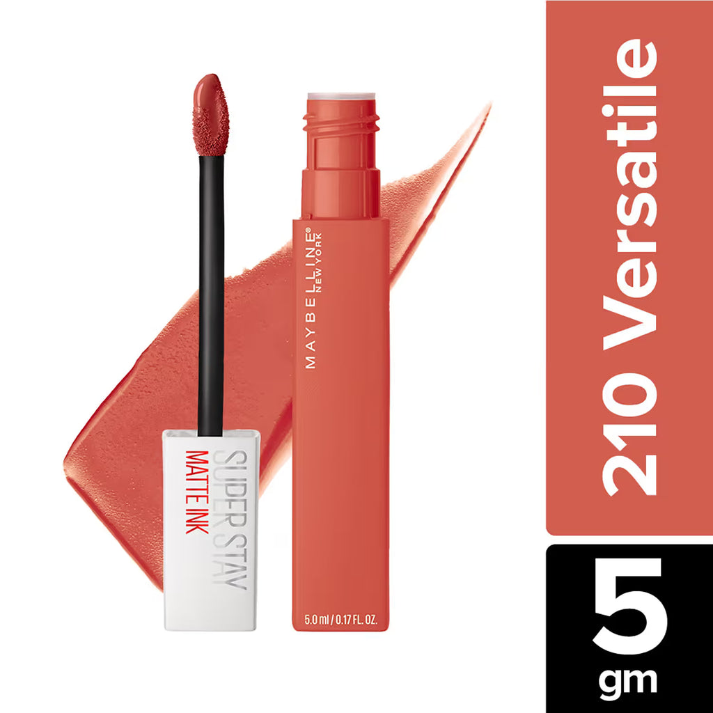 Maybelline New York Superstay Matte Ink Liquid Lipstick - 16H Longwear Matte | Entrepreneur, 5ml