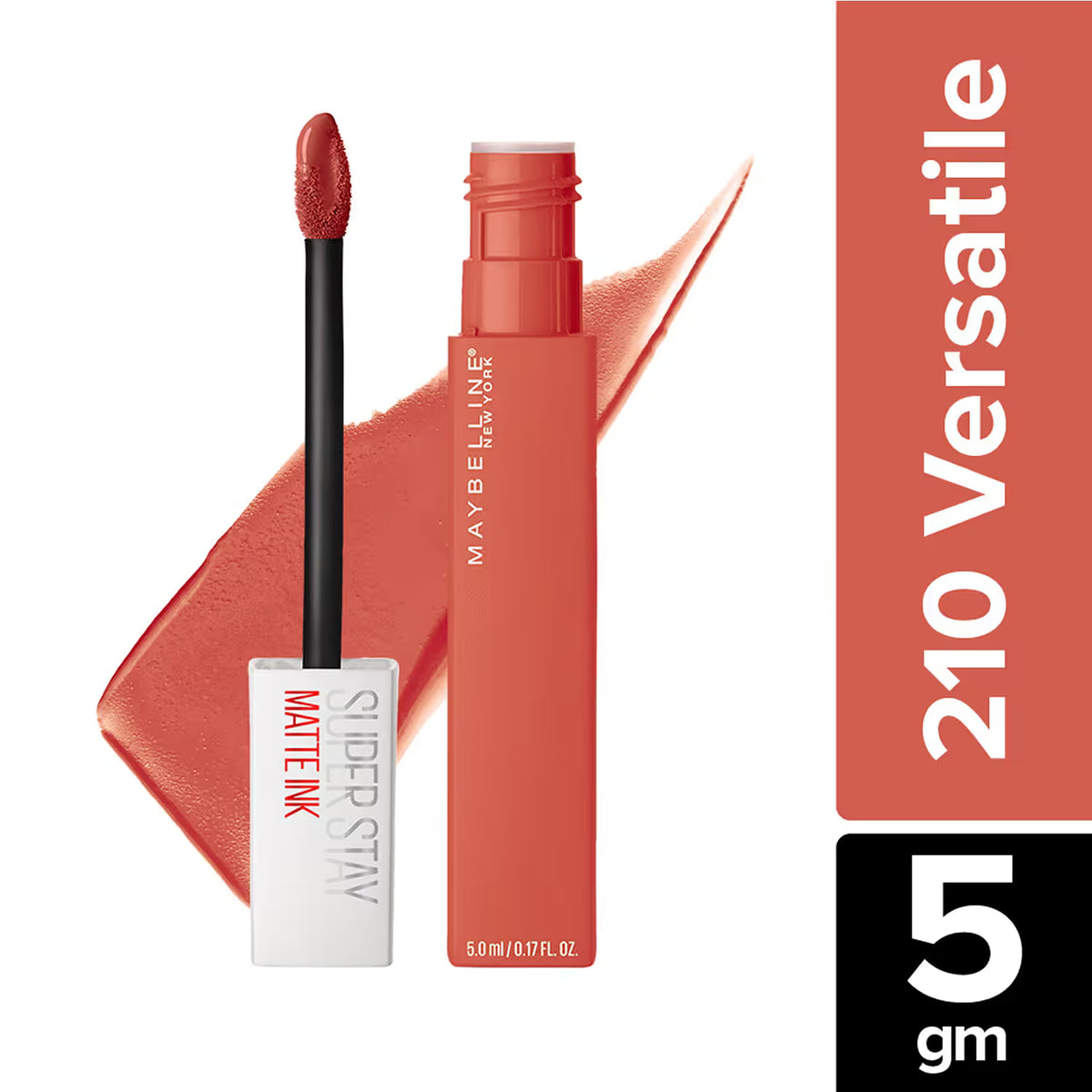Maybelline New York Superstay Matte Ink Liquid Lipstick - 16H Longwear Matte | Entrepreneur, 5ml