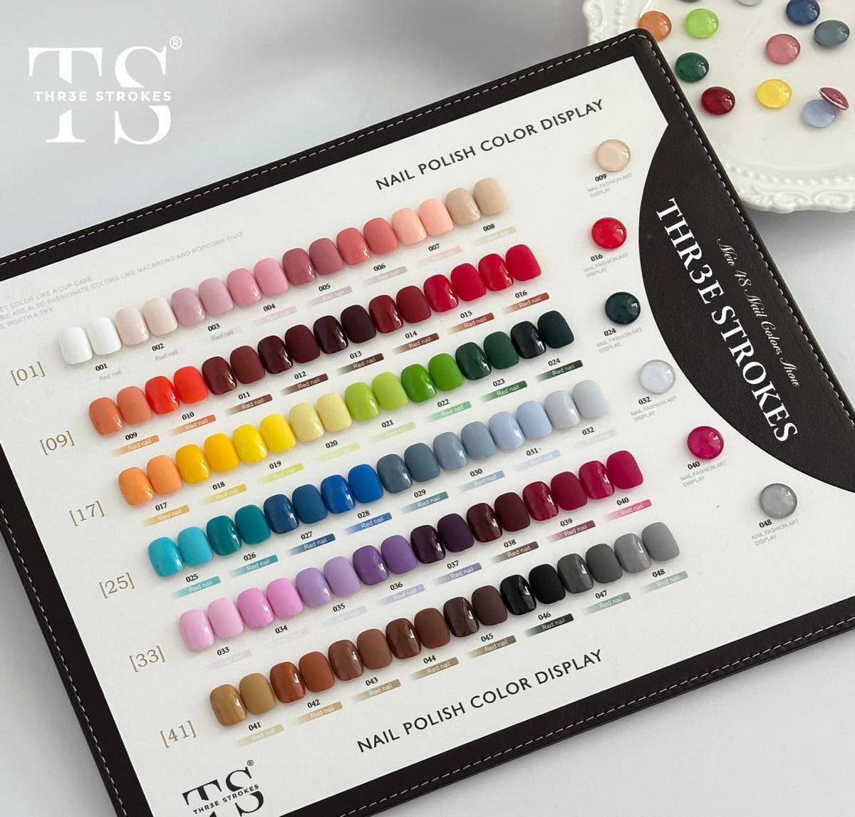 Three Strokes 48-piece gel polish collection.