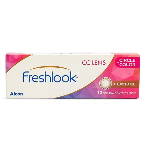 Freshlook - OneDay ALLURE HAZEL Color Contact Lens 10 Lens Box