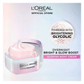 L'OREAL PARIS GLYCOLIC-BRIGHT GLOW NIGHT CREAM | Reduces Dullness & Boosts Glow Overnight | Glycolic + Niacinamide  50ml