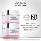 L'OREAL PARIS GLYCOLIC-BRIGHT GLOW DAY CREAM SPF 30 | Brightens & Visibly Reduces Spots | Glycolic+Niacinamide  50ml