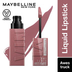 Maybelline Superstay Vinyl Ink Liquid Lipstick, Awestruck | High Shine That Lasts for 16 HRs