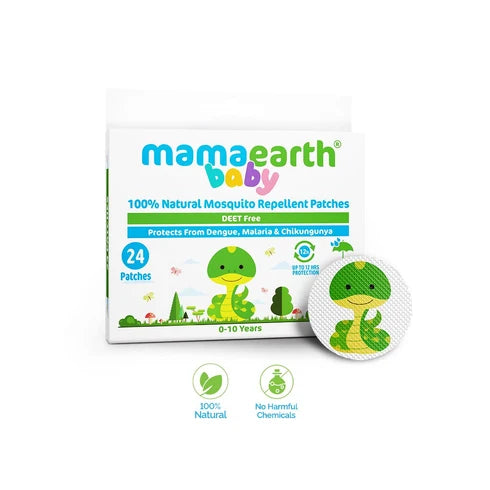 Mamaearth Natural Mosquito Repellent Patches, 24pcs