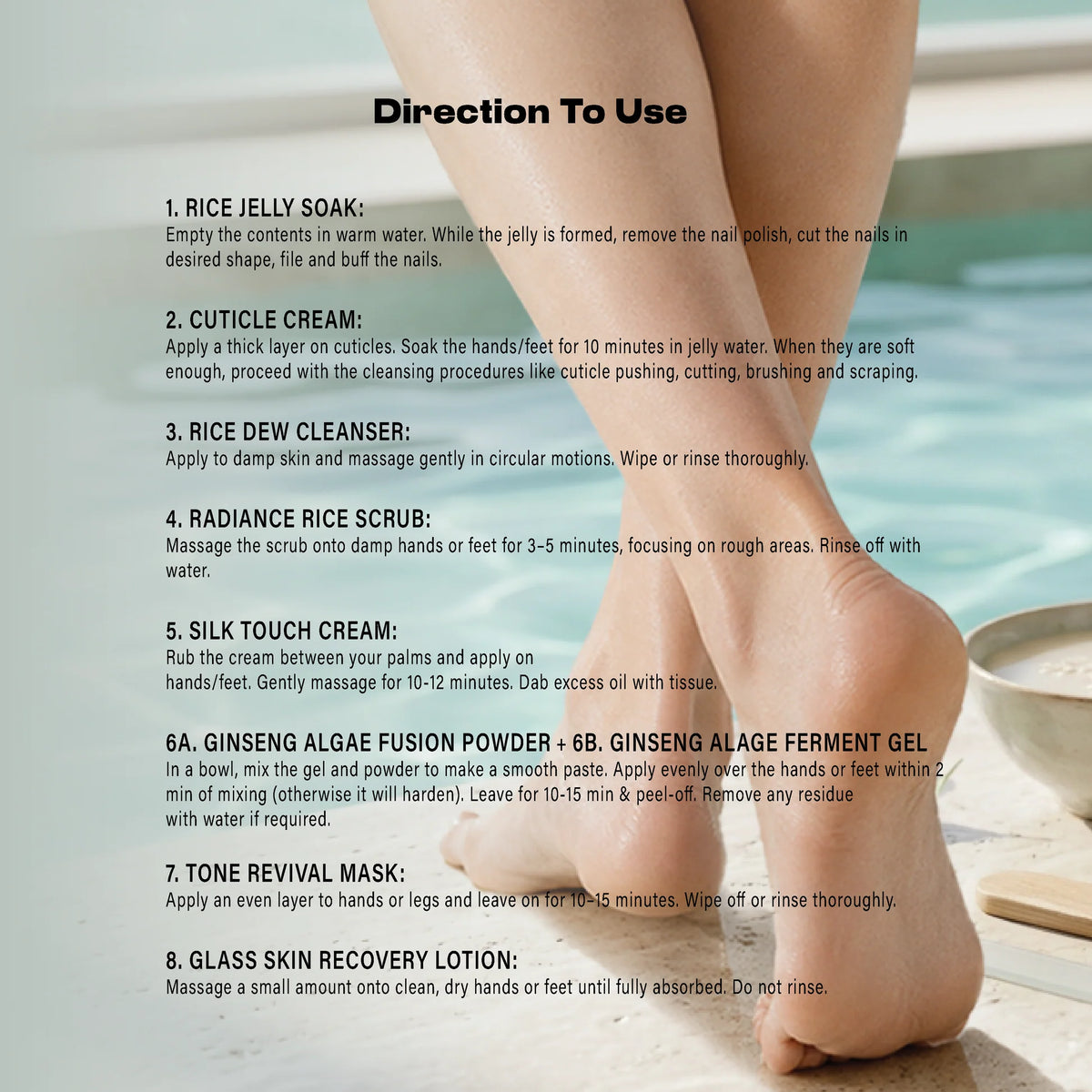 The Body Care Korean Glass Manicure- Pedicure