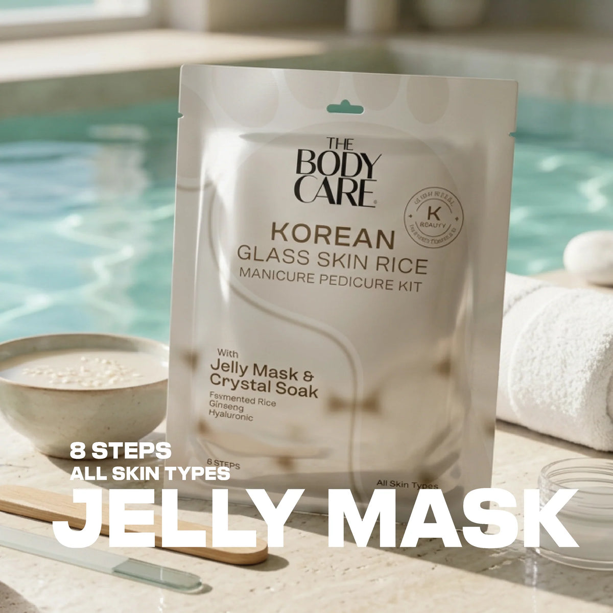 The Body Care Korean Glass Manicure- Pedicure