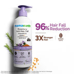 Mamaearth Rosemary Anti-Hair Fall Shampoo with Rosemary & Methi Dana for Reducing Hair Loss & Breakage - 400 ml