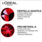 L'OREAL PARIS REVITALIFT MOISTURIZING NIGHT CREAM | ANTI - WRINKLE + FIRMNESS | CENTELLA ASIATICA + RETINOL A 50ml