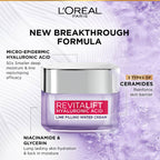 L'OREAL PARIS REVITALIFT HYALURONIC ACID | LINE FILLING WATER DAY CREAM | REPLUMP SKIN, FILL LINES** | LONG - LASTING HYALURONIC ACID 50ml