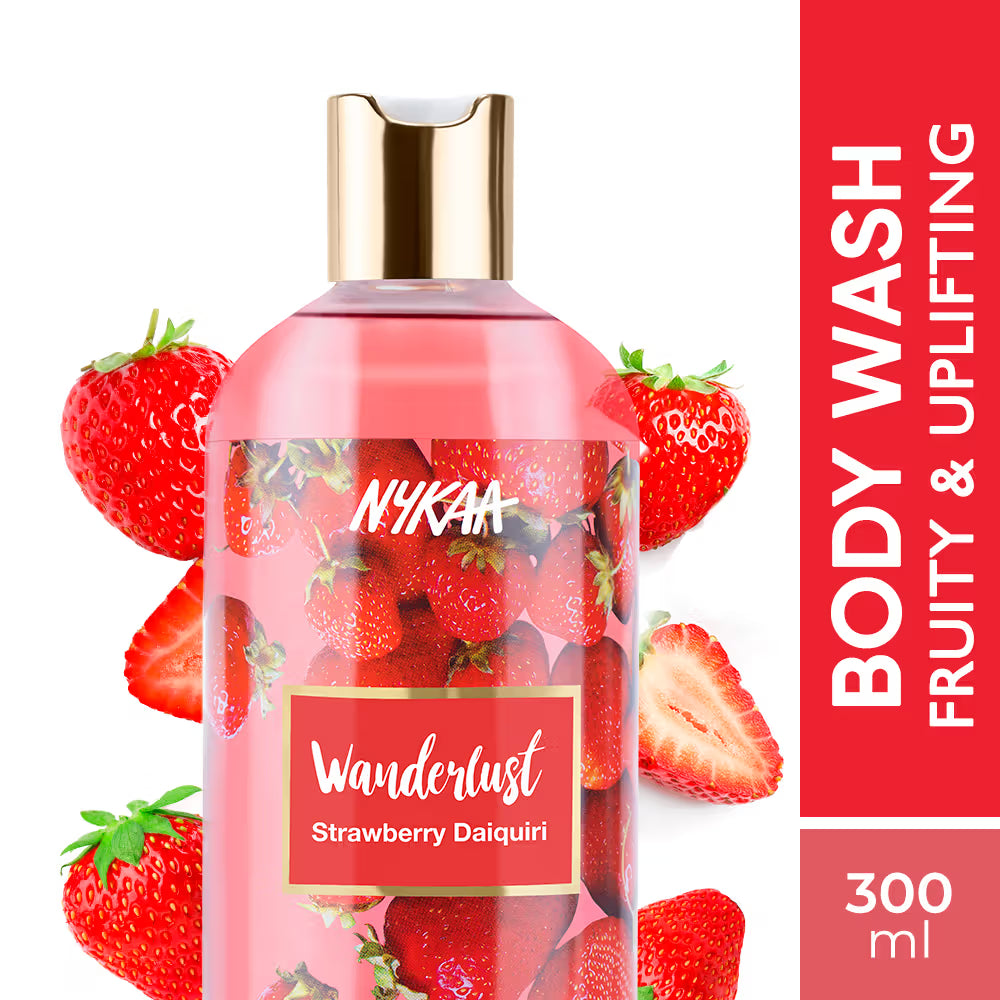Nykaa Wanderlust Body Wash -| Bergamot & Neroli Shower Gel for Hydration (300ml)
