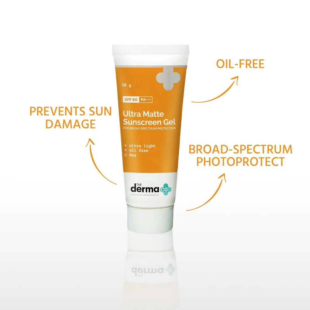 The Derma Co Ultra Matte Sunscreen Gel.50g