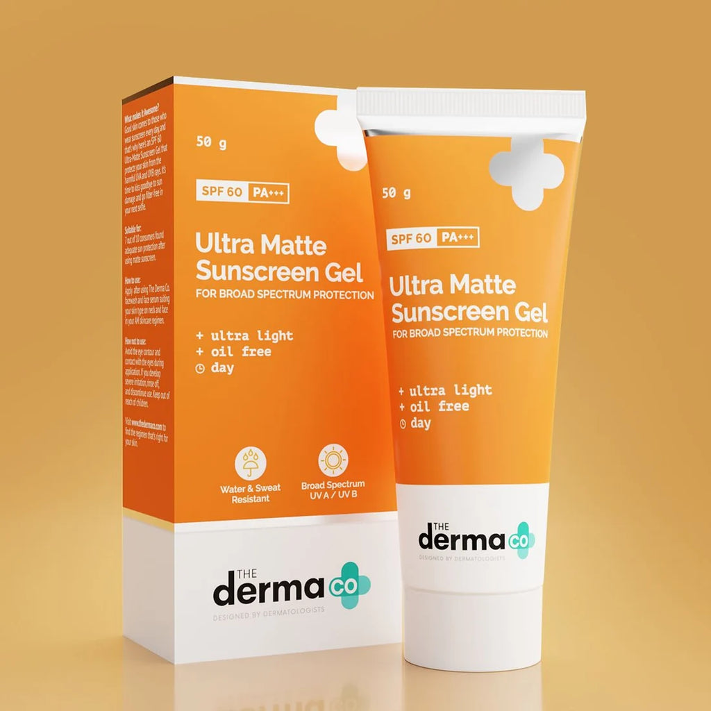 The Derma Co Ultra Matte Sunscreen Gel.50g