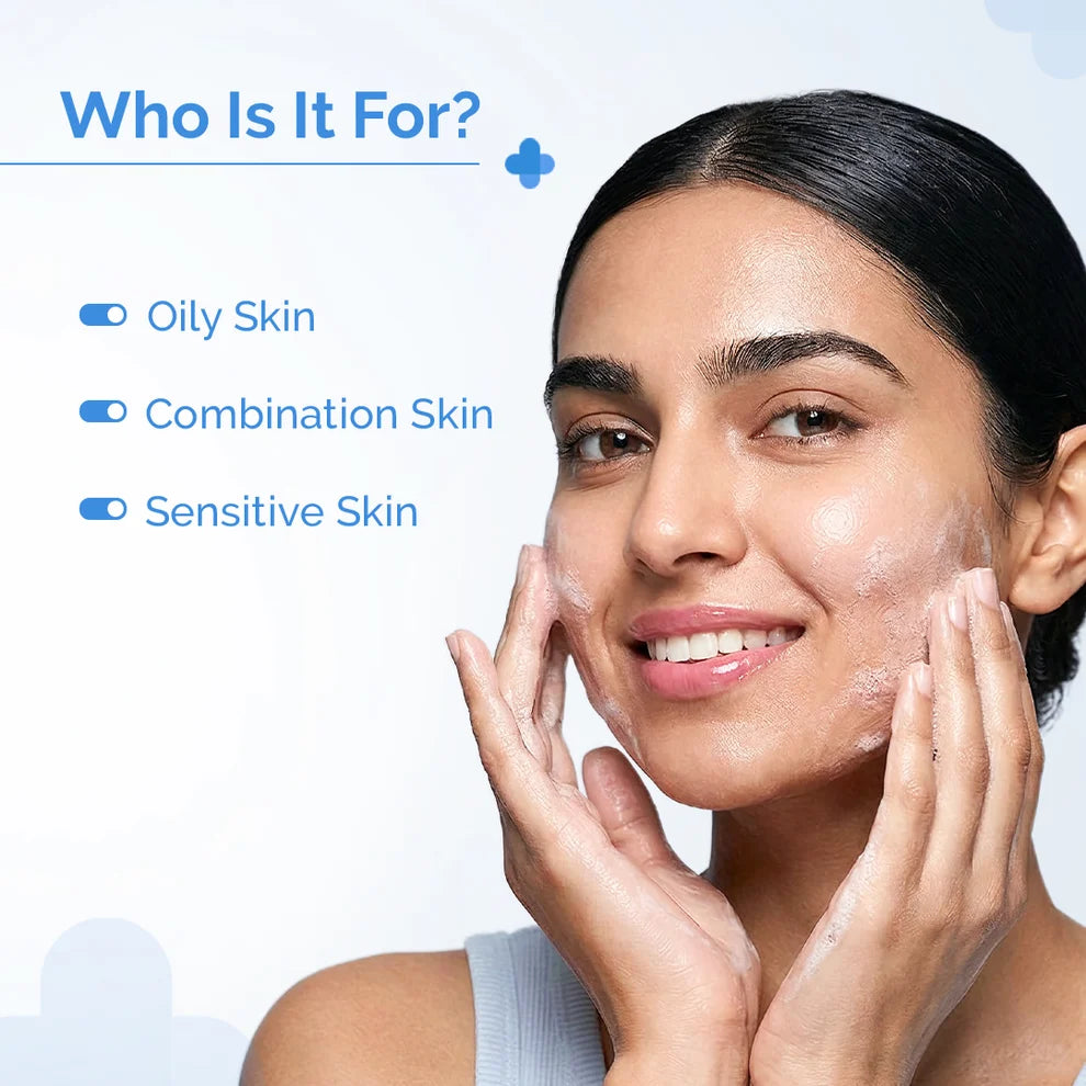 The Derma Co 2% Niacinamide Oily Skin Cleanser for Sensitive, Oily & Combination Skin - 250 ml