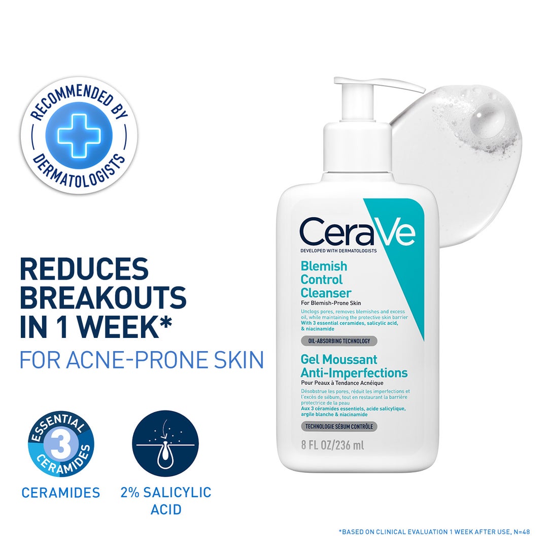 CeraVe Blemish Control Cleanser with 2% Salicylic Acid (236 ml)